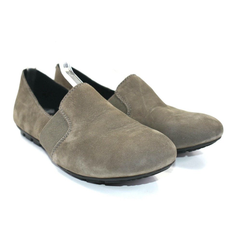Born Sebra Womens Gray Suede Loafers Comfort Flats Size 9 M